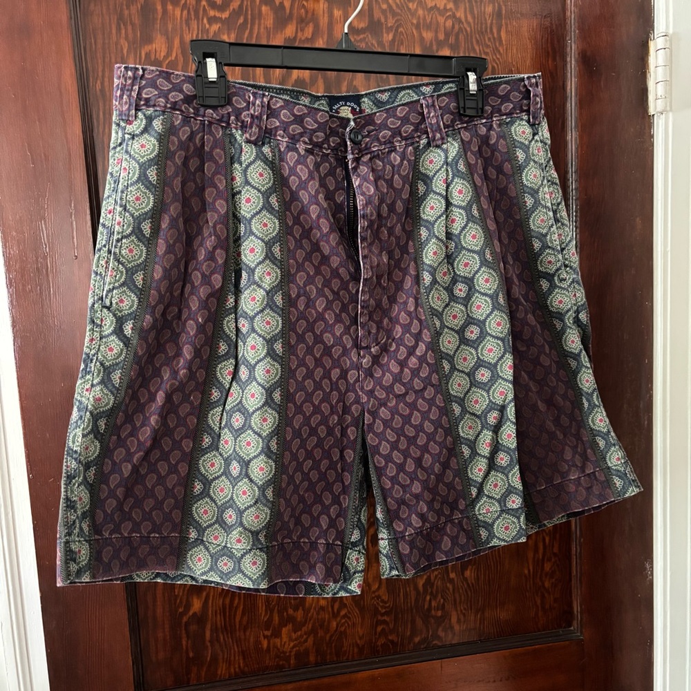 Gant 100% cotton Salty Dog Purple and Green Patterned Shorts
